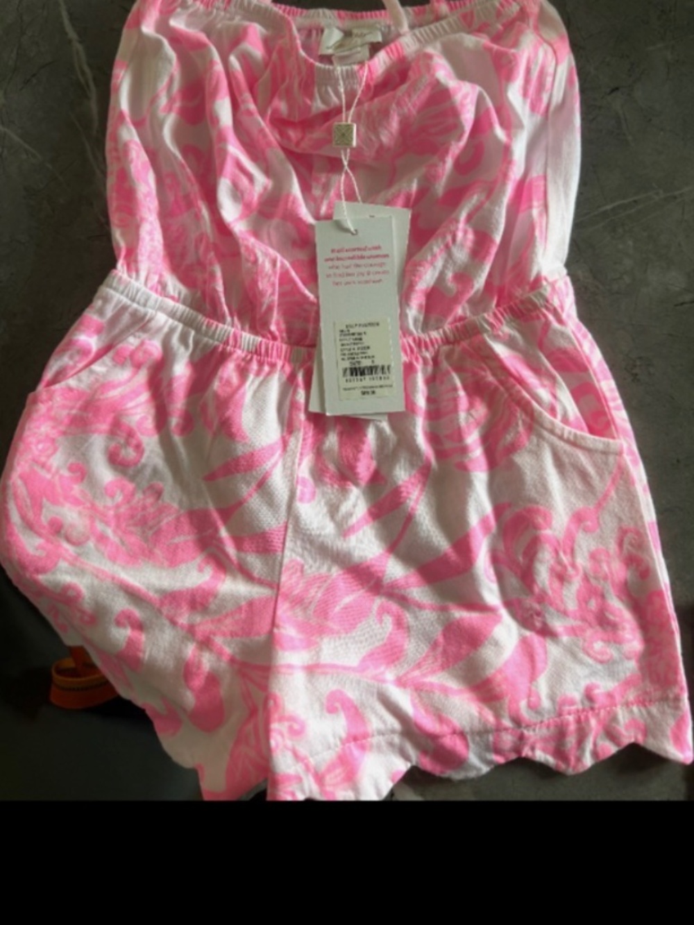 Lily Pulitzer Girls size small (4/5) Romper NWT